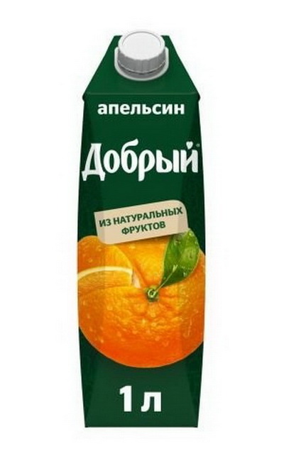 Сок апельсиновый 1л.