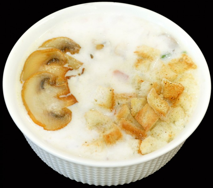Крем-суп с грибами